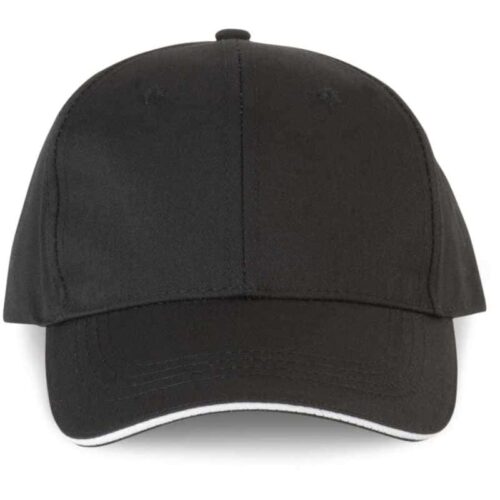 OKEOTEX CERTIFIED 6 PANEL CAP WITH SANDWITCH PEAK
