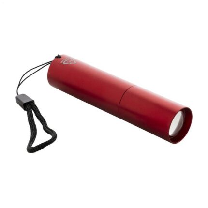 Chargelight Tone – polnilna svetilka iz recikliranega aluminija, rdeča – AP864122-05