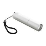 Chargelight Tone – polnilna svetilka iz recikliranega aluminija, srebro – AP864122-21