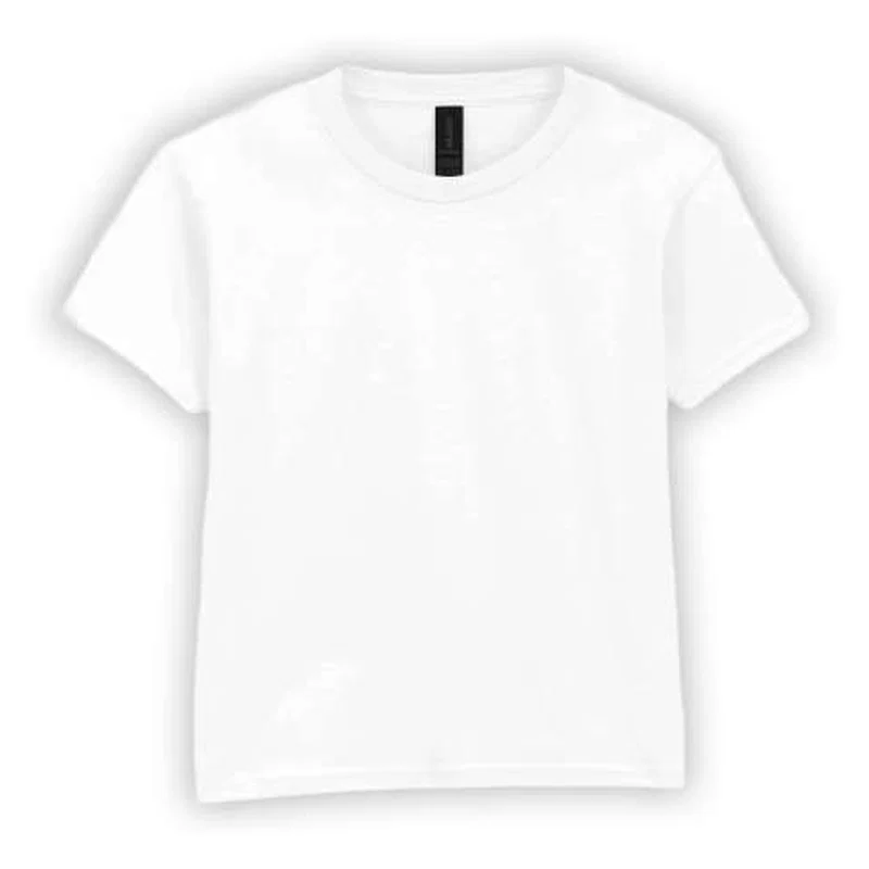 gib64000-white Gildan Softstyle – otroška majica - slika 1