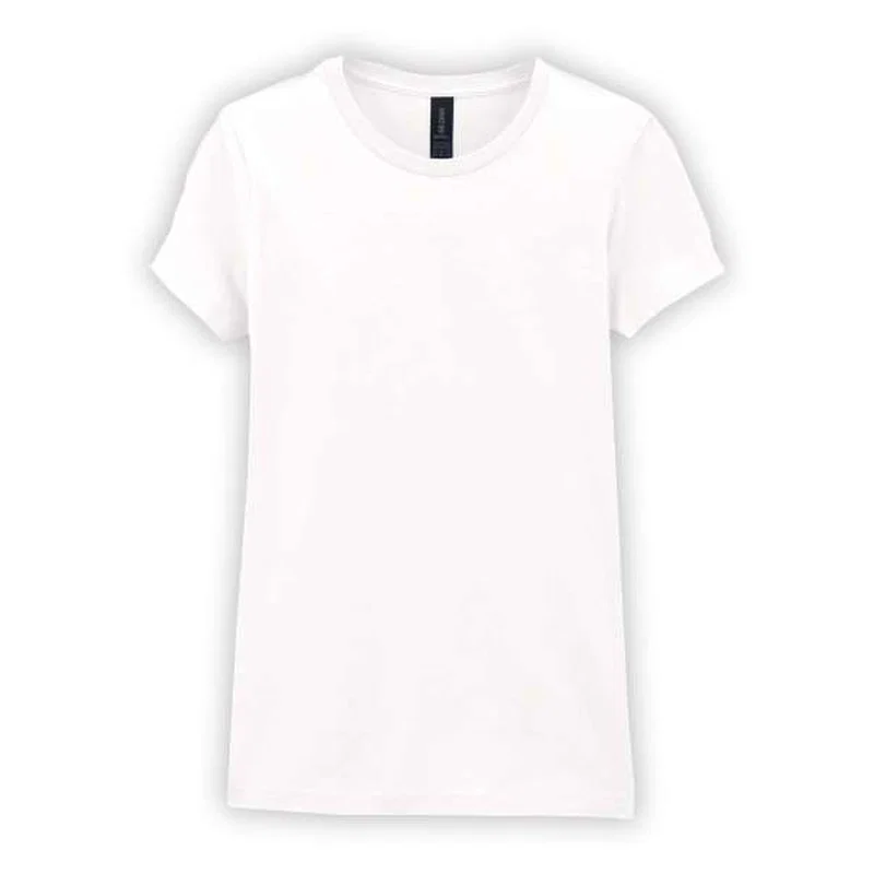gil64000-white Gildan Softstyle – ženska majica - slika 1