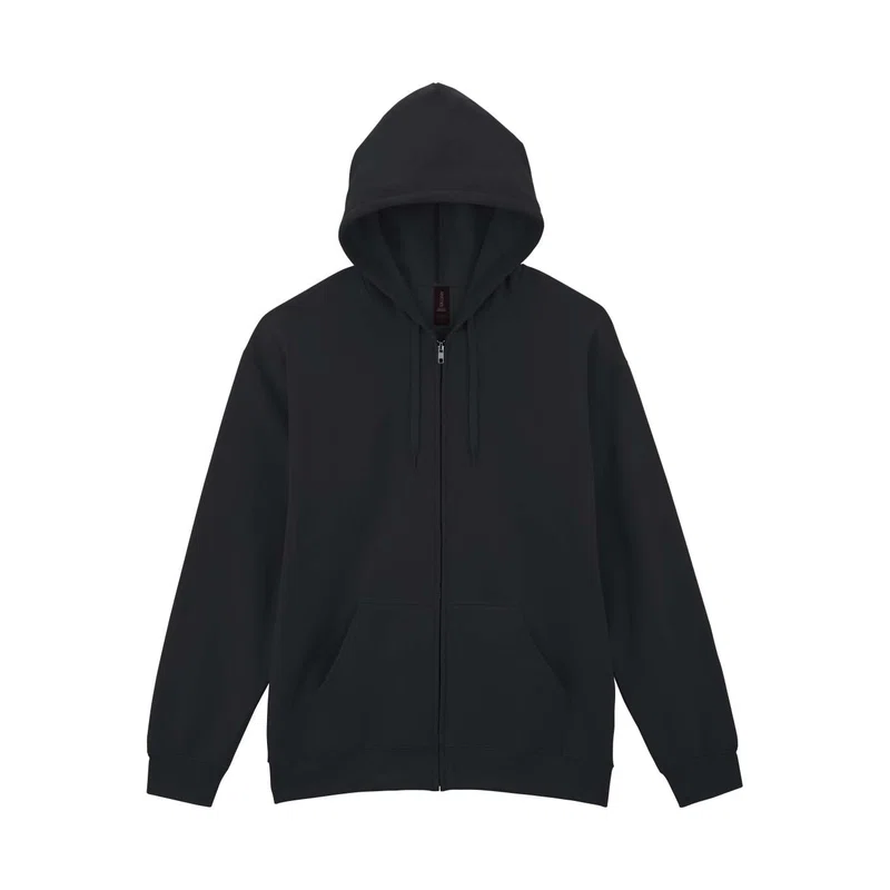 gildan-softstyle-midweight-zip-hoodie-moski-unisex-hoodie-na-zadrgo-gisf600-black-dtf-tisk Gildan Softstyle Midweight Zip Hoodie – moški/unisex hoodie na zadrgo - slika 1