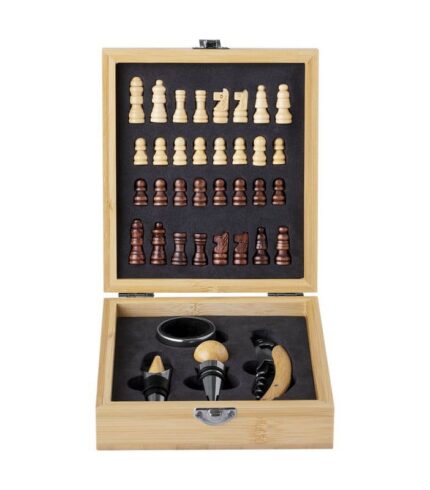 Kaspar – vinski set s šahom, naravni – AP734196