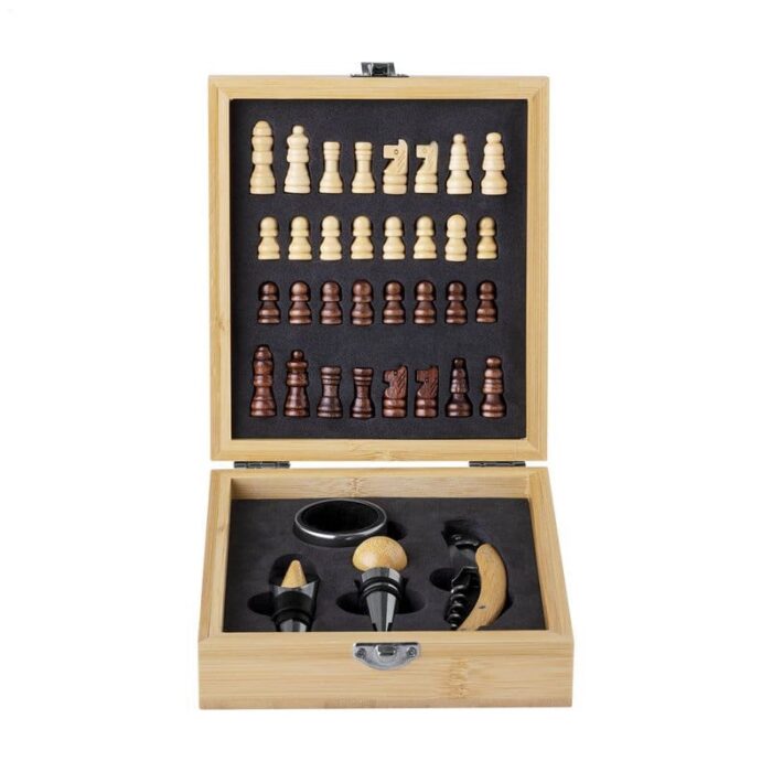 Kaspar – vinski set s šahom, naravni – AP734196