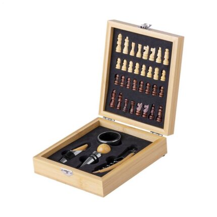 Kaspar – vinski set s šahom, naravni – AP734196