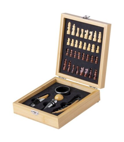 Kaspar – vinski set s šahom, naravni – AP734196