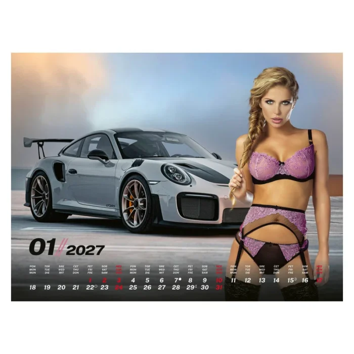KOLEDAR GIRLS & CARS 2027 – M - slika 3