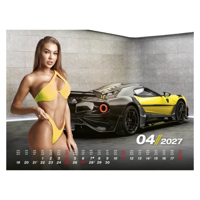 KOLEDAR GIRLS & CARS 2027 – M - slika 6