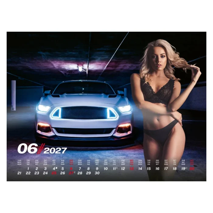 KOLEDAR GIRLS & CARS 2027 – M - slika 8