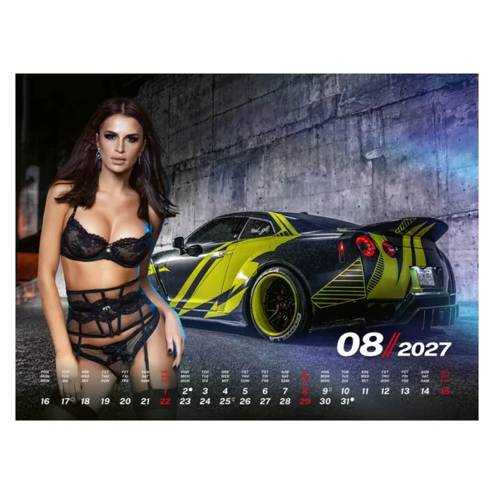 KOLEDAR GIRLS & CARS 2027 – M - slika 10