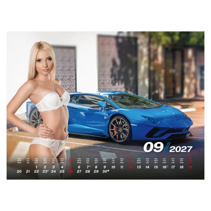 KOLEDAR GIRLS & CARS 2027 – M - slika 11