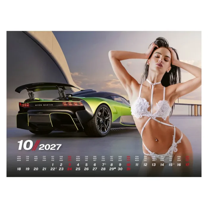 KOLEDAR GIRLS & CARS 2027 – M - slika 12