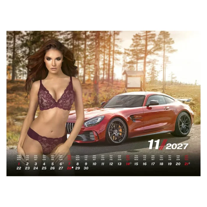KOLEDAR GIRLS & CARS 2027 – M - slika 13