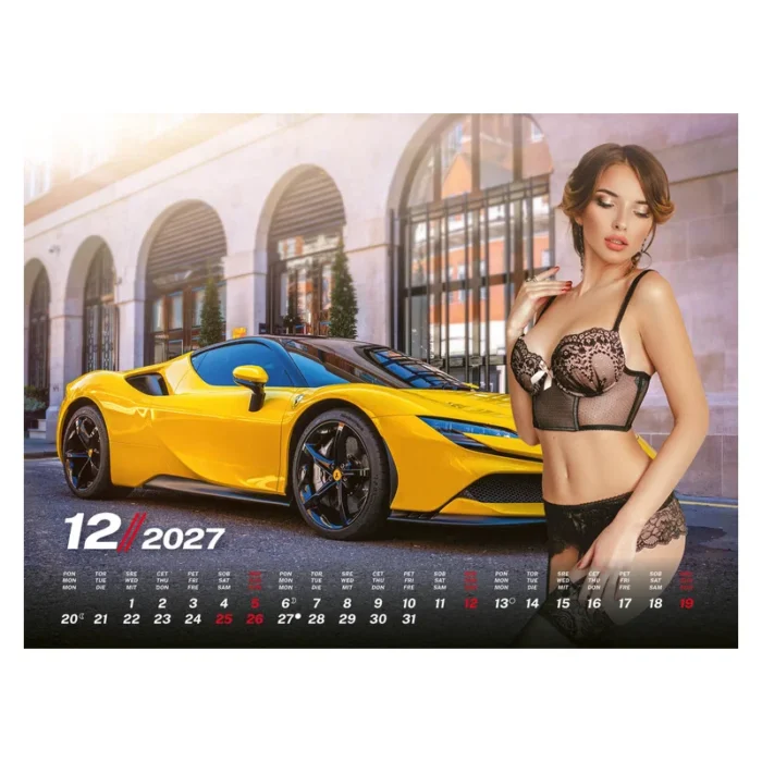 KOLEDAR GIRLS & CARS 2027 – M - slika 14