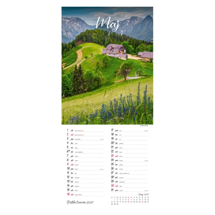 KOLEDAR NA LEPŠE PO SLOVENIJI 2027 – M - slika 7