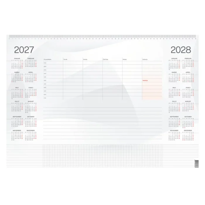 KOLEDAR NAMIZNA PODLOGA 2027 – M - slika 2