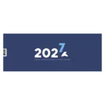 KOLEDAR NAMIZNI POKONČNI S SLIKO - moder 2027 – M - slika 2