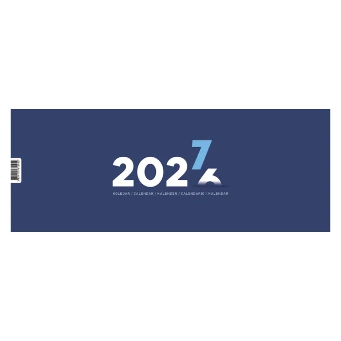KOLEDAR NAMIZNI POKONČNI S SLIKO - moder 2027 – M - slika 2