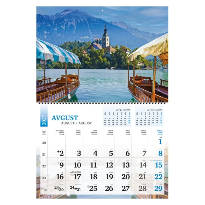 KOLEDAR POZDRAVLJENA, SLOVENIJA (dvodelni) 2027 – M - slika 10