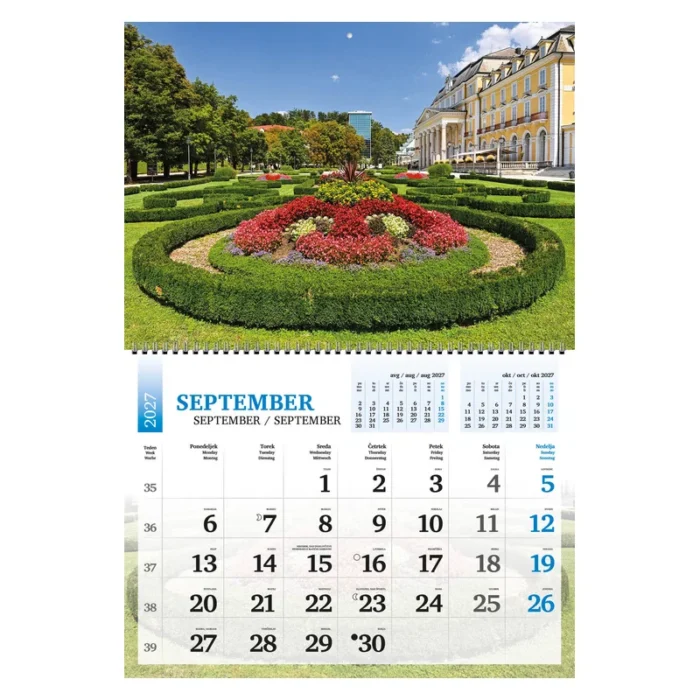 KOLEDAR POZDRAVLJENA, SLOVENIJA (dvodelni) 2027 – M - slika 11