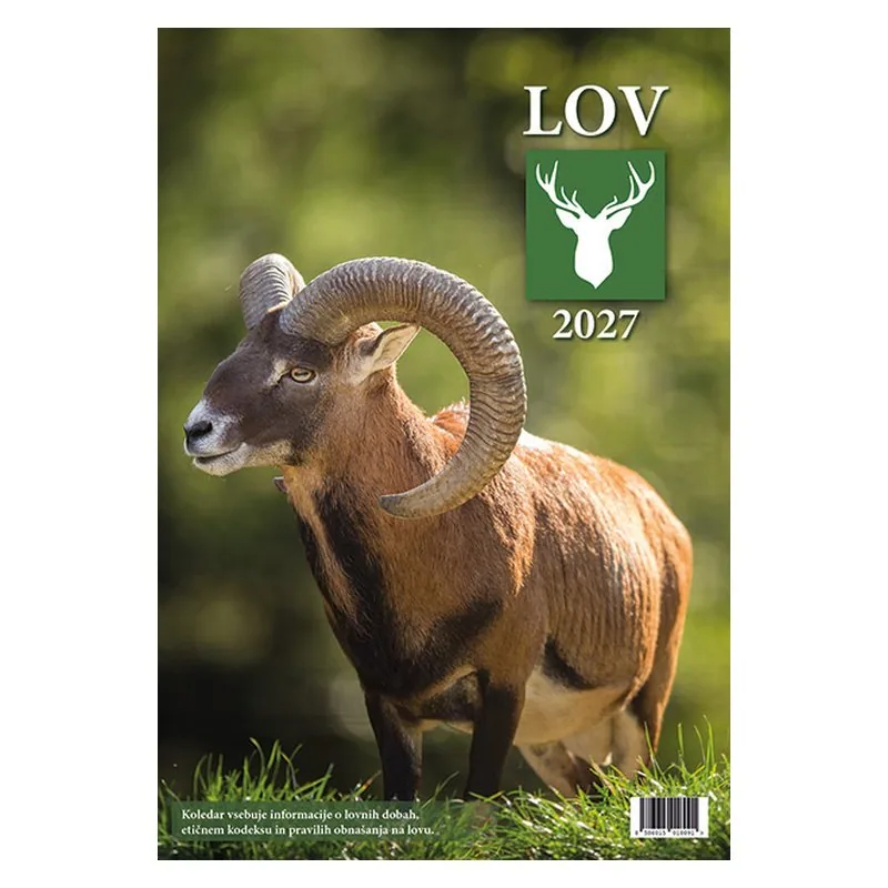 koledar-stenski-lov-2027-j Stenski KOLEDAR LOV 2027 – J - slika 1