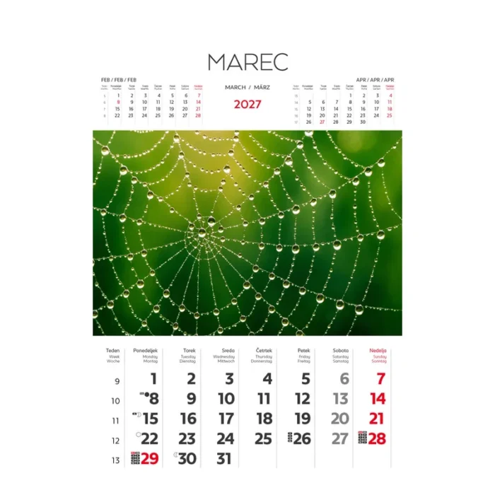 KOLEDAR VTISI NARAVE  2027 – M - slika 5