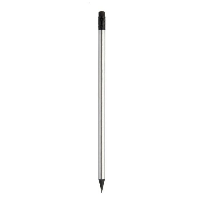 Neplum – leseni svinčnik z radirko, srebro – AP808097-21