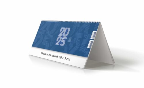 KOLEDAR NAMIZNI POKONČNI POSLOVNI MODRO SIV 2025 – M